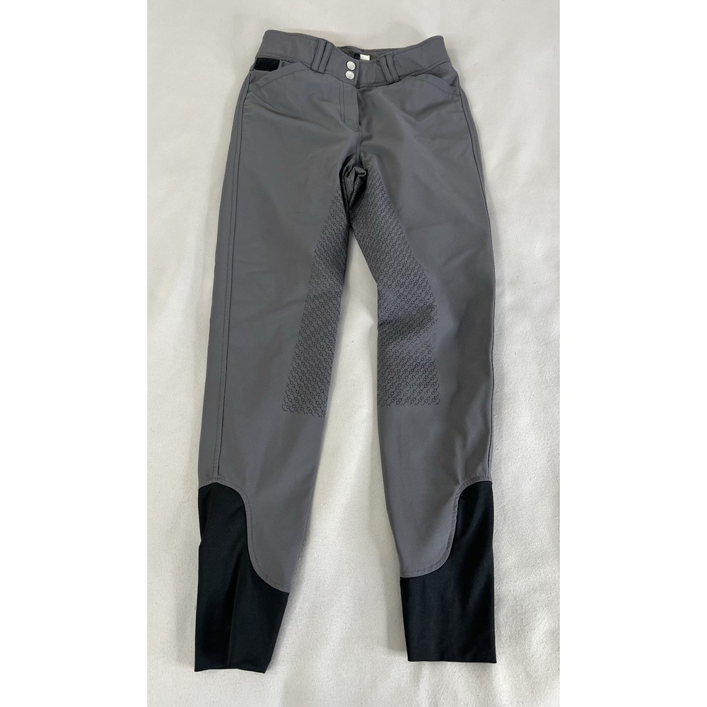 Elegant Gray Riding Capris